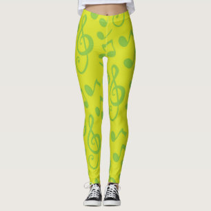 Leggings Patrón musical