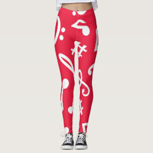 Leggings Patrón musical