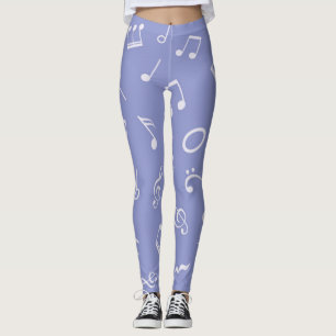 Leggings Patrón musical