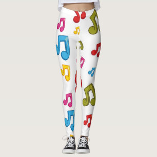 Leggings Patrón musical
