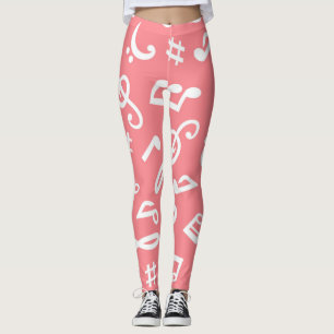 Leggings Patrón musical