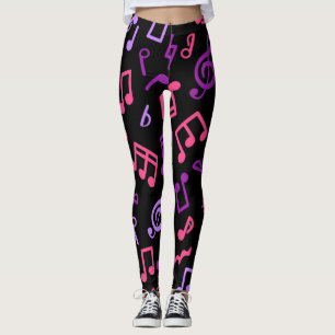 Leggings Patrón musical