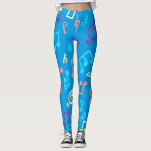 Leggings Patrón musical