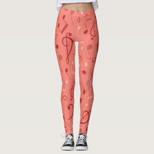 Leggings Patrón musical
