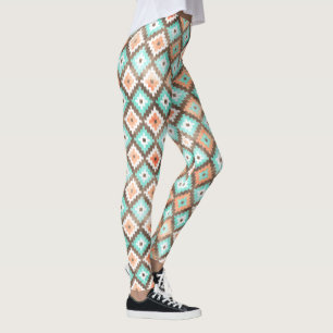 Leggings Patrón musulmán moderno de origen étnico kilim 