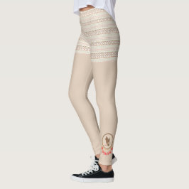 Leggings Patrón Nativo Americano con Cazadores de Sueños