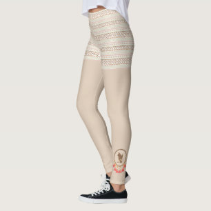 Leggings Patrón Nativo Americano con Cazadores de Sueños