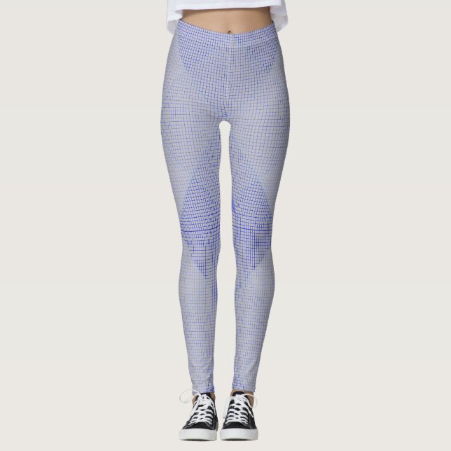 Leggings Patrón neto controlado 02 LGrey BG (Anverso)