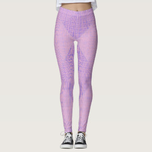 Leggings Patrón neto controlado 02 LPink BG