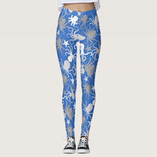 Leggings Patrón Octopus.b LBlue BG (Anverso)