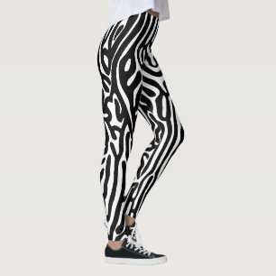 Leggings patrón orgánico abstracto textura de fondo natural