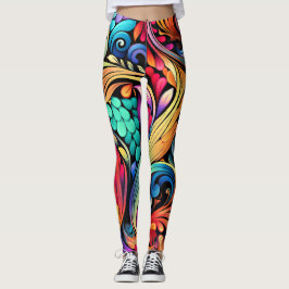Leggings Patrón ornamental de Paisley