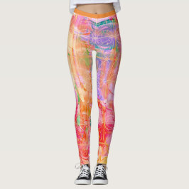 Leggings Patrón Pastel brillante