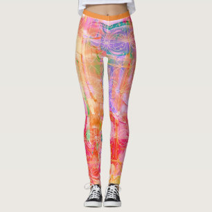Leggings Patrón Pastel brillante