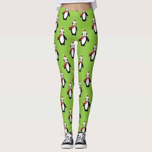 Leggings Patrón pingüino (Anverso)