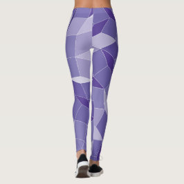 Leggings Patrón púrpura