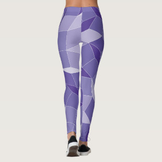 Leggings Patrón púrpura