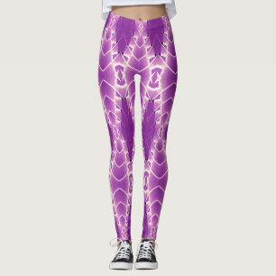 Leggings Patrón púrpura vintage "Ratti_Creative_Arts"