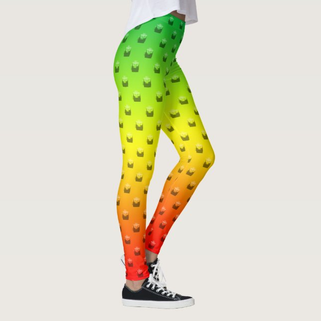 Leggings Patrón rastafari (Derecha)