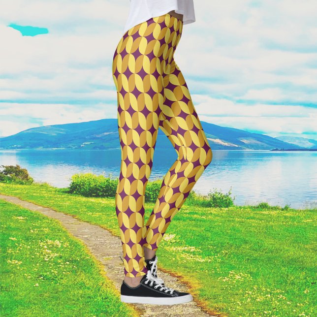 Leggings Patrón retro de los años 60 (Subido por el creador)