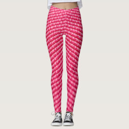 Leggings Patrón rojo