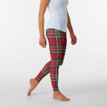 Leggings Patrón rojo verde real Stewart Tartán<br><div class="desc">Actualice su guardarropa de invierno tradicional con estas leggings de enlucido tartán Stewart,  el clan escocés más audaz,  colorido y de calidad. Ideal para las vacaciones y perfecto para actividades de invierno,  entrenamiento o ejercicios</div>