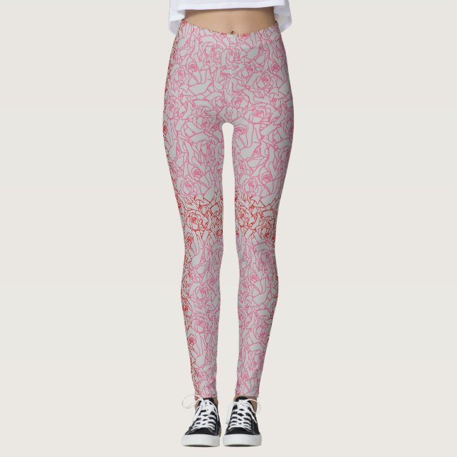Leggings patrón Rosa.r.dpnk.02b LGrey BG (Anverso)