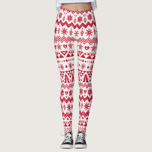 Leggings Patrón sin fisuras de los Navidades festivos.