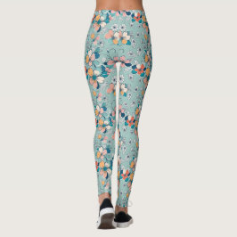 Leggings Patrón sin foco con flores