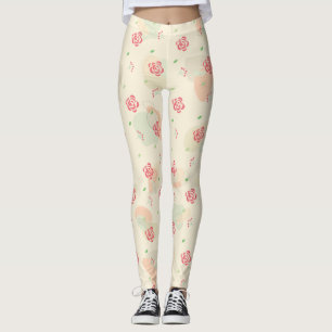 Leggings Patrón sin foco de primavera