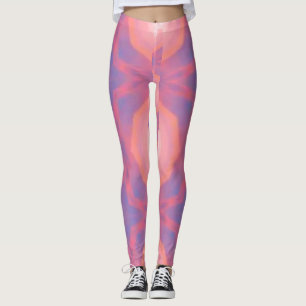 Leggings Patrón sin inconvenientes con formas geométricas L