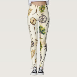 Leggings Patrón sin problemas de los mapas de carreteras
