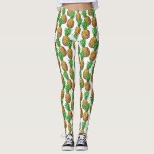 Leggings Patrón sin soldadura con piñas