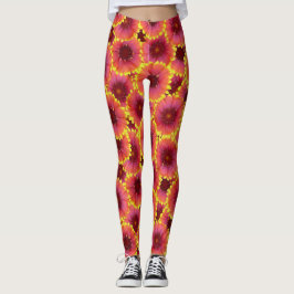 Leggings Patrón sin soldadura Gaillardia