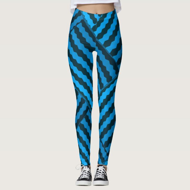 Leggings Patrón Socialite Wild & Crazy Checks (Anverso)