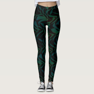 Leggings Patrón Socialite Wild Tropical Leaf