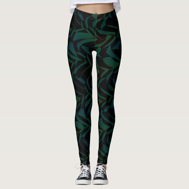 Leggings Patrón Socialite Wild Tropical Leaf (Anverso)