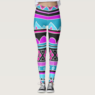 Leggings Patrón tribal azteca