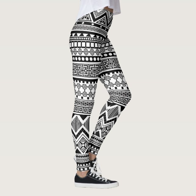 Leggings Patrón tribal azteca (Derecha)
