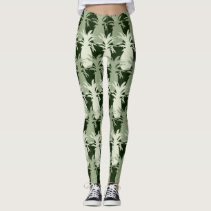 LEGGINGS PATRON TROPICAL DE PIÑA