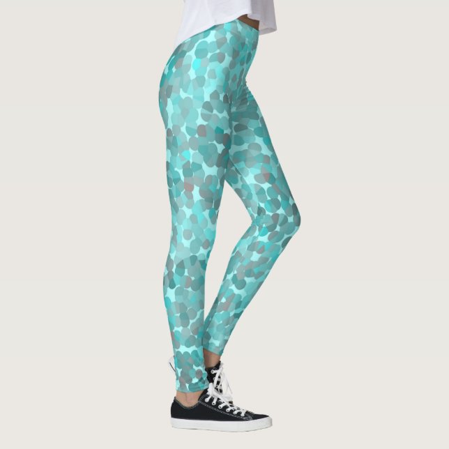 Leggings Patrón turquesa (Derecha)