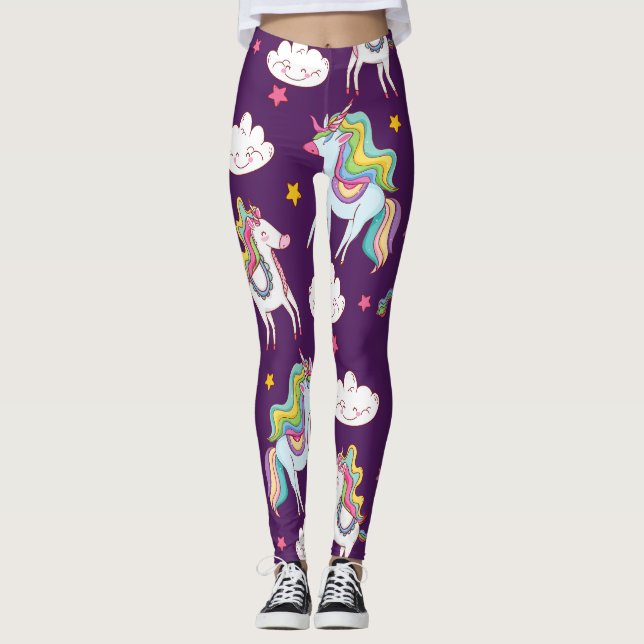 Leggings Patrón Unicorn Funny Magic Horse (Anverso)