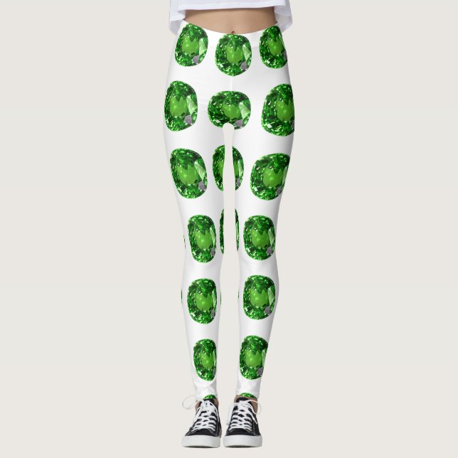 Leggings Patrón verde (Anverso)