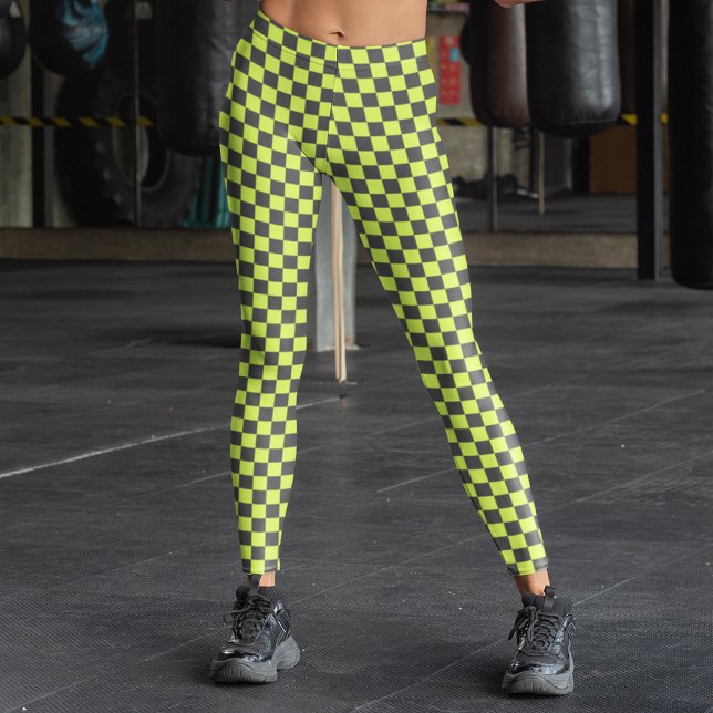 Leggings Patrón Verde y Gris vibrante (Subido por el creador)