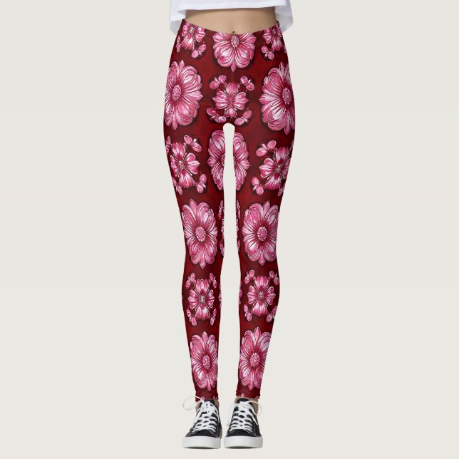 Leggings Patrón Vibrante Multicolor (Anverso)