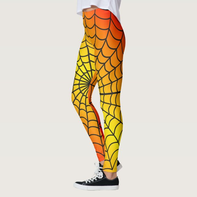 Leggings Patrón web araña ~ Patrón de fuego ~ (Izquierda)