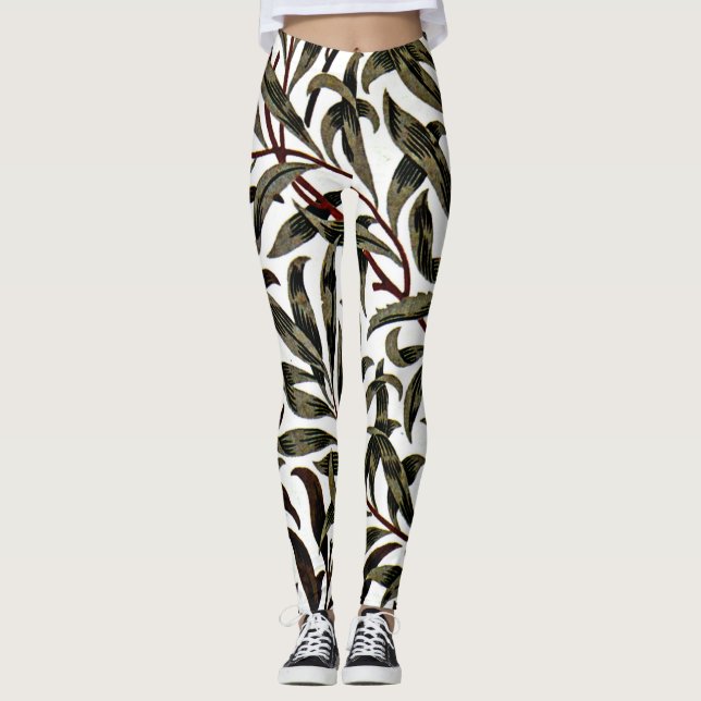 Leggings Patrón William Morris, Willow Bough (Anverso)