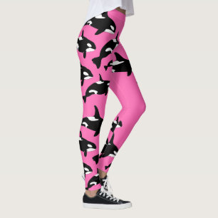 Leggings Patronato de ballena asesina de orca caliente