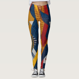 Leggings Patrones audaces y modernos - Fusión geométrica
