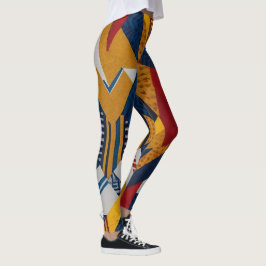 Leggings Patrones audaces y modernos - Fusión geométrica